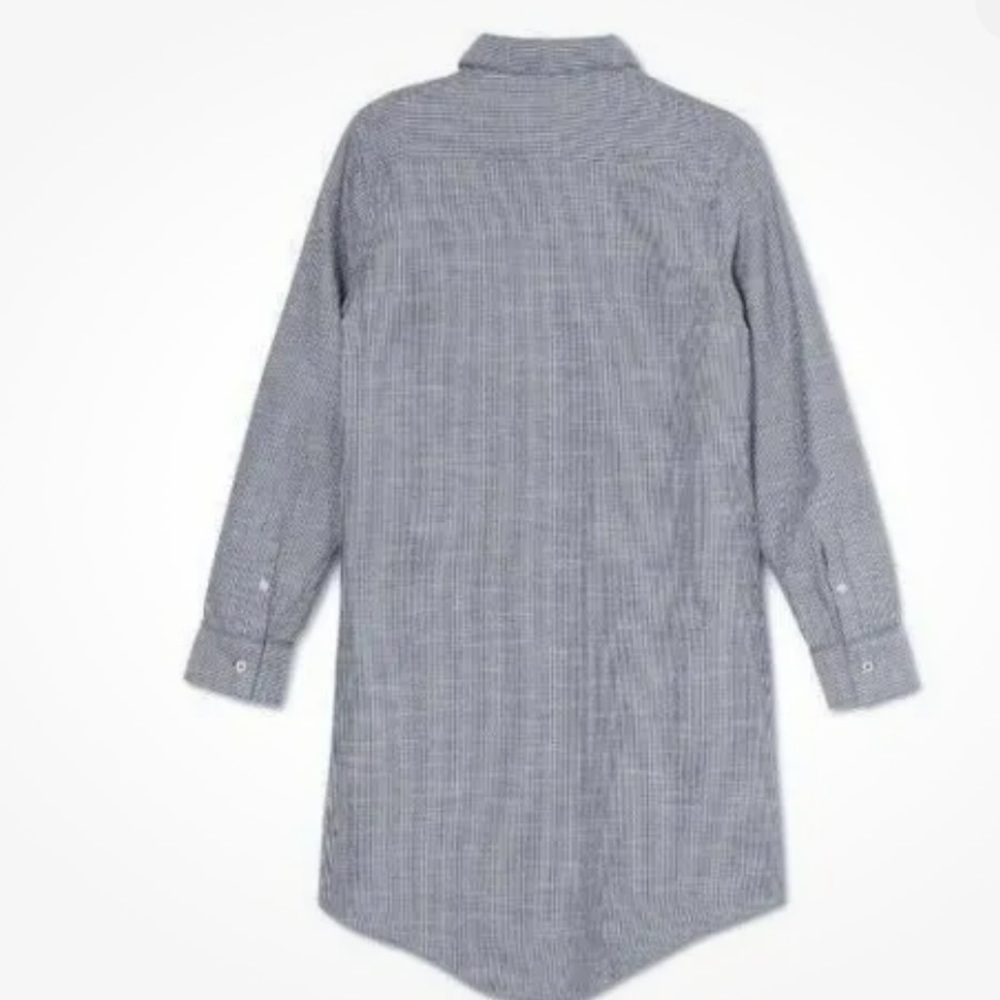 Levi's Women's Blue White Railroad Stripe Pajama Sleep Shirt - Picture 3 of 8